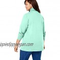 Woman Within Women's Plus Size Perfect Long-Sleeve Turtleneck Tee Shirt