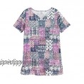 Woman Within Women's Plus Size Print Patchwork Knit Tunic