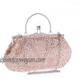 Abbie Home Beaded Sequins Sparkle Evening Handbag Wedding Bridal Party Prom Women's Clutch tote bag