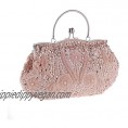 Abbie Home Beaded Sequins Sparkle Evening Handbag Wedding Bridal Party Prom Women's Clutch tote bag