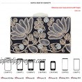 Fawziya Embroidery Wedding Clutch Satin Sequin Evening Bags And Clutches For Women