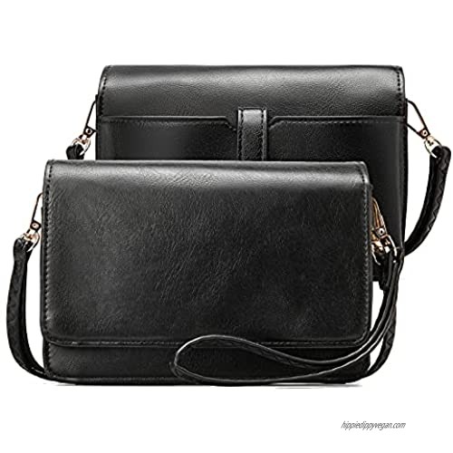 BROMEN Crossbody Bags for Women Small Cell Phone Shoulder Bag Wristlet Wallet Clutch Purse