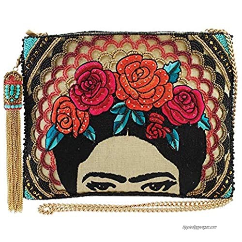 Mary Frances Beaded-Embroidered Frida Crossbody Handbag  Multicoloured