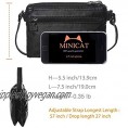 MINICAT Jonvikki Treble Pockets Small Crossbody Purse Soft Synthetic Leather Cell Phone Purse Wallet for Women
