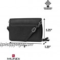 Mundi RFID Crossbody Bag For Women Anti Theft Travel Purse Handbag Wallet Purse Vegan Leather