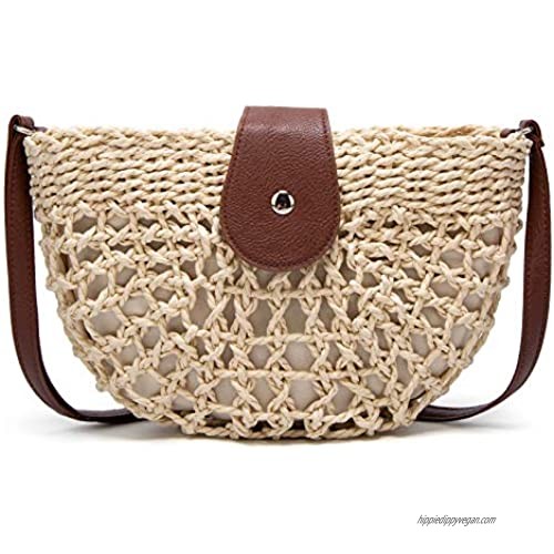 Straw Bags Crossbody Purses for Women  Tassel Straw Handbag Vintage Handwoven Bag Summer Beach Bag