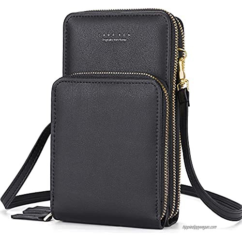 Valleycomfy Small Crossbody Bag For Women Touch Screen Cell Phone Purses and Wallet Lightweight Travel Handbag