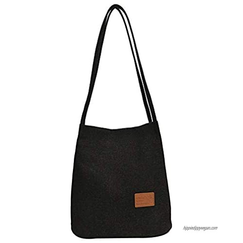 AUSTARK Shoulder Bag for Women Casual Linen Shoulder Purse Tote Handbag for School Work Dating