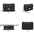 SG SUGU Small Quilted Crossbody Bag  Trendy Designer Shoulder Bag  Phone Wallet Purse for Women