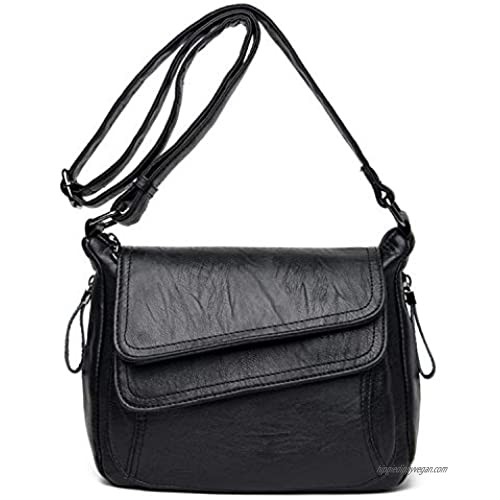 SYYHOME Crossbody Purses for Women PU Leather Hobo Shoulder Bags Travel Purses and Handbags Medium Pocketbooks