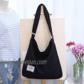 Tchh-Dayup Hobo Bags for Women Canvas Crossbody Tote Large Handbags