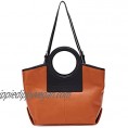 TOMCHAN Leather Satchel Purse Handbag for Women Tote Bag Shoulder Bag Top Handle Satchel Designer Ladies Purse Hobo Bags