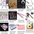 Tourdream Multi Pochette Accessories Adjustable Pink Strap for LV Crossbody Shoulder Multi Purpose Strap Wide Canvas