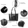 Women Vintage Tote Bag  OURBAG Ladies PU Leather Tote Shoulder Bag Handbag Purse Fashion Large Capacity Bag