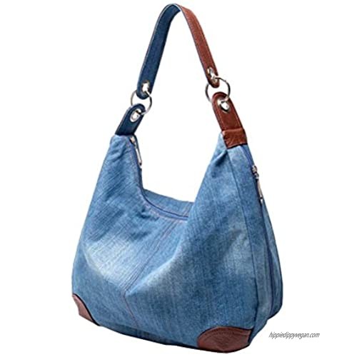 Womens Handbag Purse Denim Tote Hobo Shoulder Crossbody Bags Denim