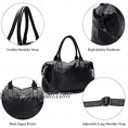 CHERISH KISS Womens Soft Leather Handbags Tote Bag Shoulder Bags Top Handle Satchel Ladies Crossbody Purse