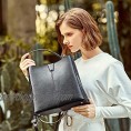 Heshe Leather Womens Handbags Tote Top Handle Bucket Bag Shoulder Bags Satchel Ladies Purses Crossbody Bag