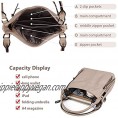 Large Hobo Bags for Women Soft Shoulder Handbags and Vegan Leather Satchel Purses with Crossbody Strap and Top-Handle