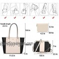 LOVEVOOK Purses and Handbags for Women Fashion Tote Bag Work Shoulder Bags Satchel Purse Set 3pcs