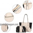 LOVEVOOK Purses and Handbags for Women Fashion Tote Bag Work Shoulder Bags Satchel Purse Set 3pcs