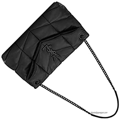PPUE Classic Quilted Shoulder Purse Luxury Quilted Purse for Women Designer Chain Satchel Handbags Crossbody Bags