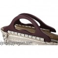 A+ Authentic Straw Top Handle Fashion Handbag with 2 Tone Design  Wood Handle  Zipper Closure: FL1243