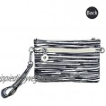Dueicrlo Wristlet Wallet  Lightweight Chic Clutch Pouch Wristlets with Crossbody Strap for Women