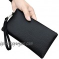Freie Liebe Women Wallet Leather Ladies Wristlet Handbags Clutch Purse