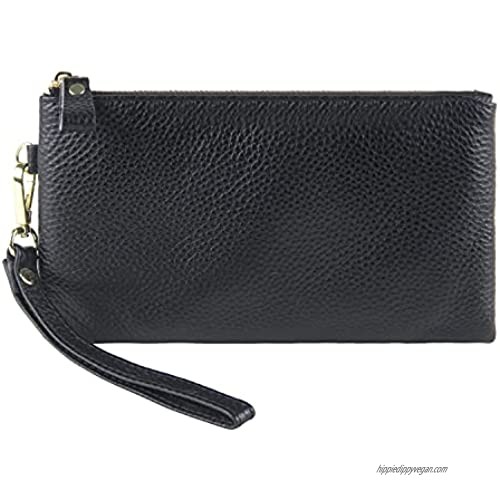 Freie Liebe Women Wallet Leather Ladies Wristlet Handbags Clutch Purse