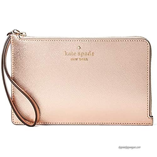 Kate Spade New York Cameron Medium L-Zip Leather Wristlet Pouch Wallet