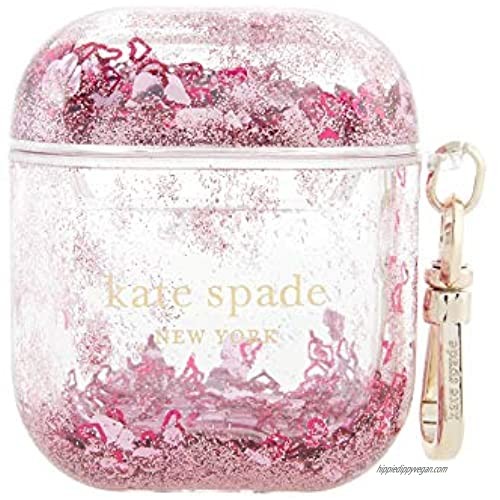 Kate Spade New York Glitter Airpod Case for Tech Accessories Pink Multi One Size