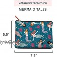Studio Oh! Medium Zippered Pouch Available in 8 Designs  Stacy H. Kim Mermaid Tales