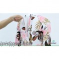 Peddney Women’s Rash Guard Long Sleeve Floral Printed Crop One Piece Swimsuit UPF 50+ Sun Protection Zip Back Bathing Suit