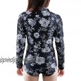 Samtree Surfing Rash Guard for Women  Long Sleeve Sun Protection One Piece Swimsuit
