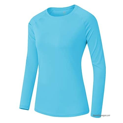 Women's Long Sleeve Shirts UPF 50+ Sun Protection SPF Quick Dry Lightweight T-Shirt Swim Hiking Runing Fishing Tops