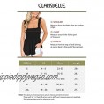 Clarisbelle Women's Summer Ruffle Hem Smocked Tank Tops