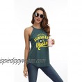 IRISGOD Womens High Neck Tank Tops Summer Graphic Mamacita Sleeveless Drinking Shirts Tees