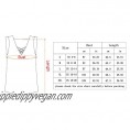 SHIJIALI Women's Summer Casual Sleeveless Tunic V Neck Criss Cross Tank Tops Basic T-Shirt Blouse