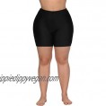 ATTRACO Swim Shorts for Women Plus Size Swimsuit Shorts Swimwear Bottoms Lined