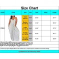 PerZeal Women's Casual Sexy Summer Stripe Bodycon Long Maxi Dresses Floor Length Sleeveless Plus Size Sundresses