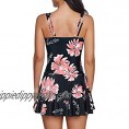 American Trends Bathing Suits One Piece Womens Swimsuit Tummy Control Swim Dress Athletic Ladies Swimsuits