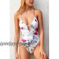 CUPSHE Women's One Piece Swimsuit Lace Up Floral Bathing Suit