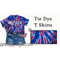 4Th of July T Shirts for Women Merica Patriotic Top Tie Dye Fourth Day Tshirt