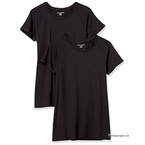  Essentials Women's Cap-Sleeve Tech Stretch 2-Pack T-Shirt