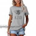 Zicotour Women Kind T Shirts Cute Graphic Blessed Shirt Funny Inspirational Teacher Fall Tees Tops