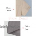 Minibee Women's Cotton Linen Short Sleeve Tunic/Top Tees