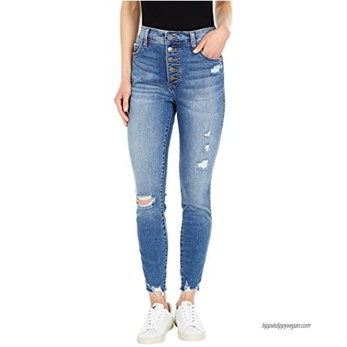 KUT from the Kloth Connie High-Rise Fab Ab Ankle Skinny Button Fly in Appeasing