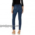 Silver Jeans Co. Women's Elyse Curvy Fit Mid Rise Straight Leg Jean