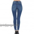 Wax Jean Women's 'Butt I Love You' High Rise Push Up Jeans - Vintage-Inspired Exposed Button Skinny Denim