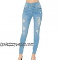 Wax Jean Women's 'Butt I Love You' Push-Up High-Rise Skinny Jeans with Tummy-Tucking Waistband
